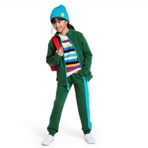 Lego-Target Colab Green & Teal Kids Tracksuit